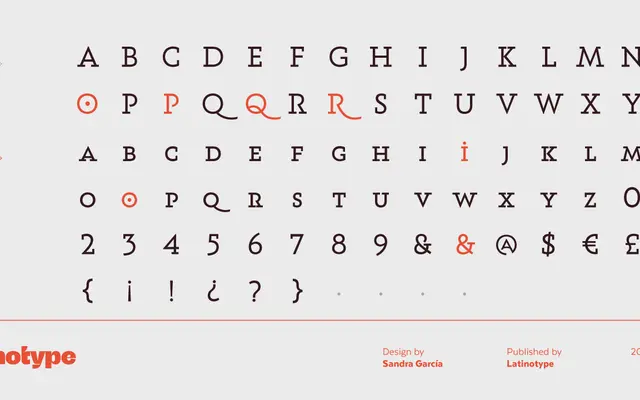 Emperatriz specimen from Latinotype