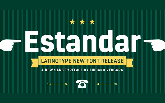 Estandar specimen from Latinotype
