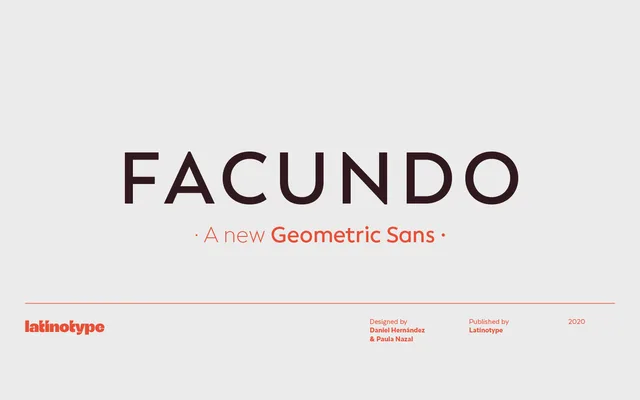 Facundo specimen from Latinotype