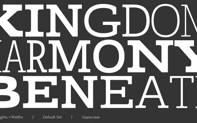 Faraon specimen from Latinotype