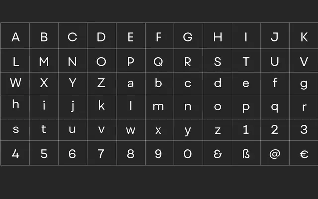 Fibra One specimen from Latinotype
