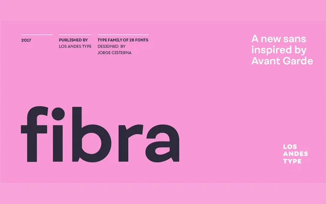 Fibra specimen from Latinotype