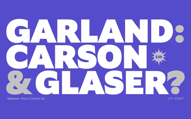 Garrison specimen from Latinotype