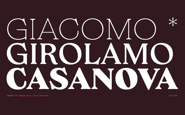 Grobek specimen from Latinotype