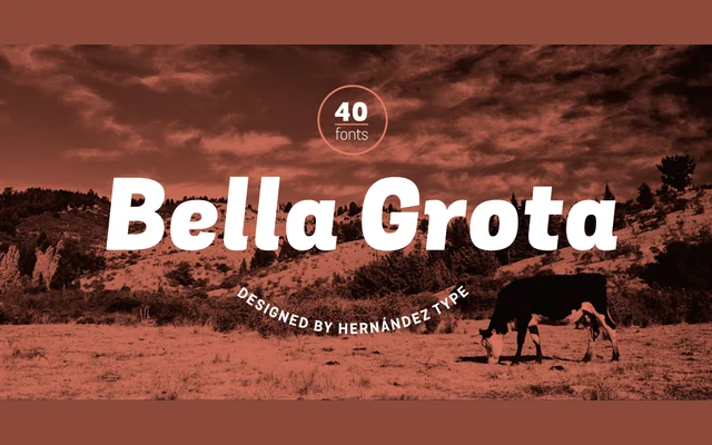 Grota Sans specimen from Latinotype