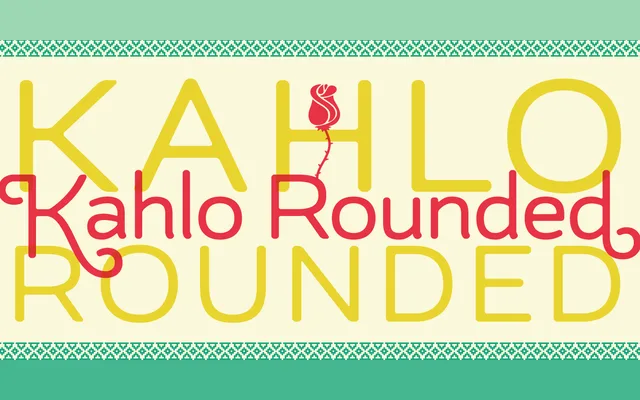 Kahlo Rounded specimen from Latinotype