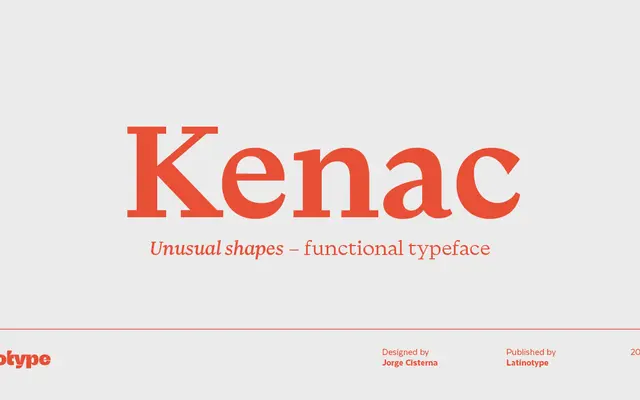 Kenac specimen from Latinotype