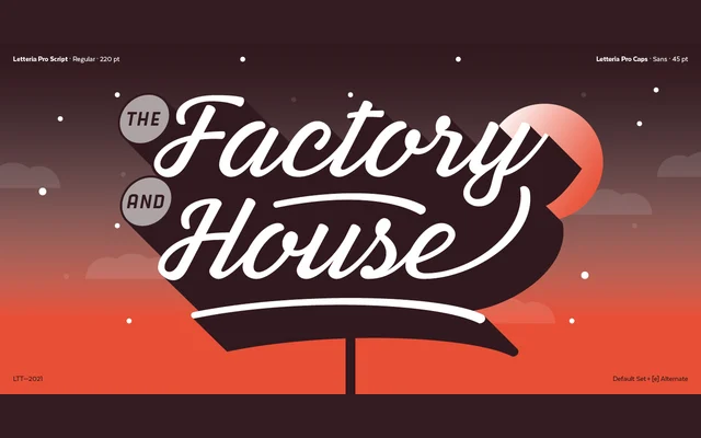 Letteria Pro specimen from Latinotype