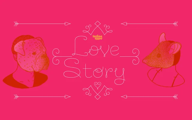 Love Story specimen from Latinotype