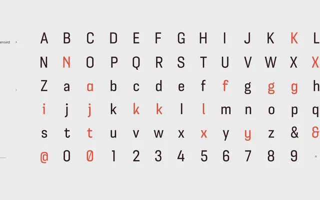 Moderna Sans specimen from Latinotype