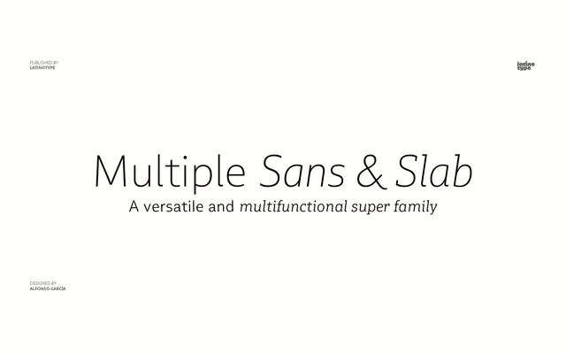 Multiple specimen from Latinotype