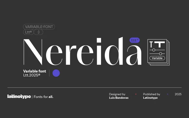 Nereida Variable specimen from Latinotype