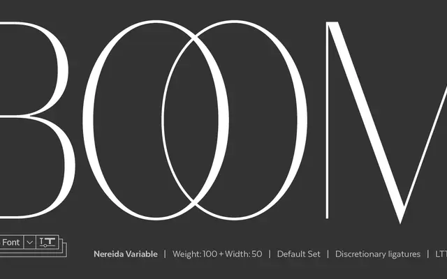 Nereida Variable specimen from Latinotype