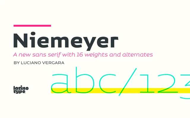 Niemeyer specimen from Latinotype