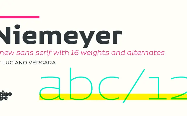 Niemeyer specimen from Latinotype