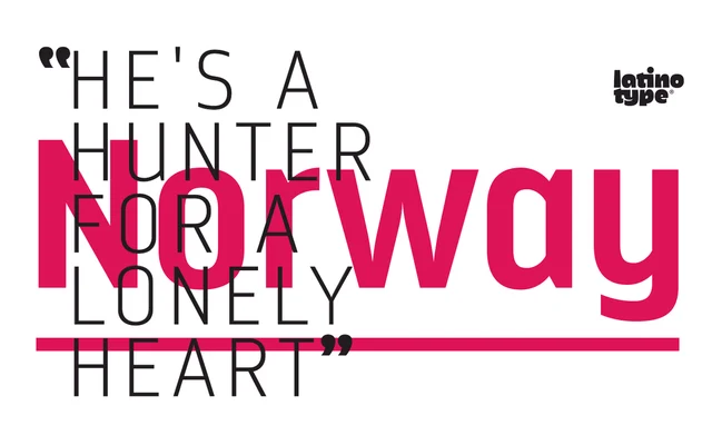 Nordikka specimen from Latinotype