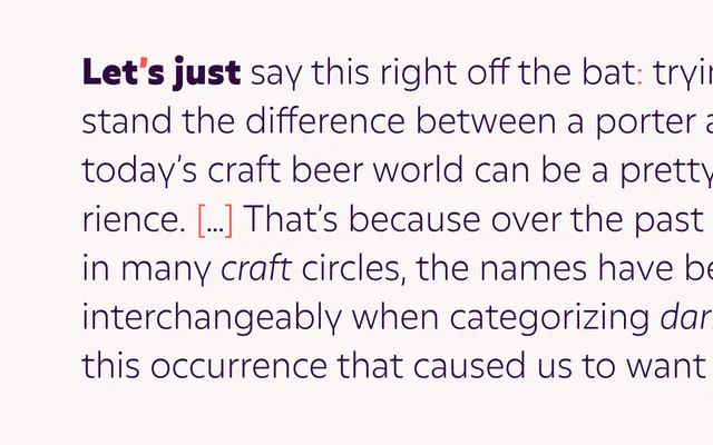 Olivetta specimen from Latinotype