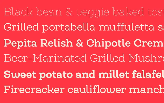 Queulat Soft specimen from Latinotype