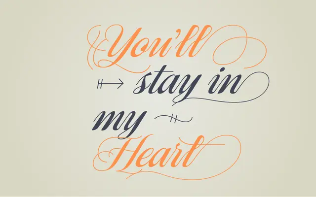 Ragazza Script specimen from Latinotype