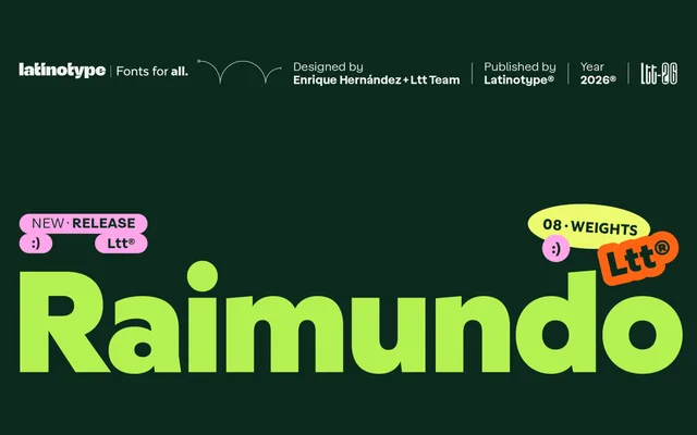 Raimundo specimen from Latinotype