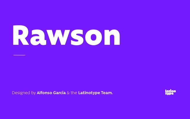 Rawson specimen from Latinotype