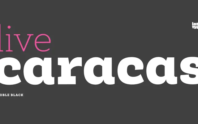 Roble Alt specimen from Latinotype