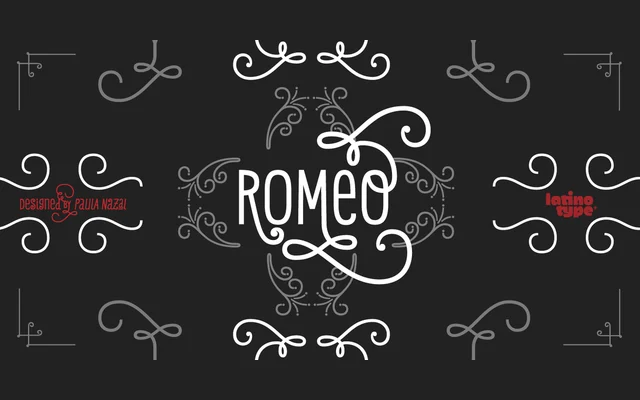 Romeo specimen from Latinotype