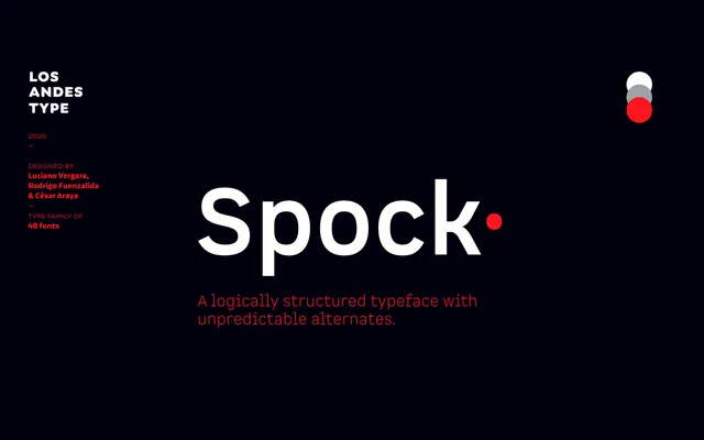 Spock specimen from Latinotype