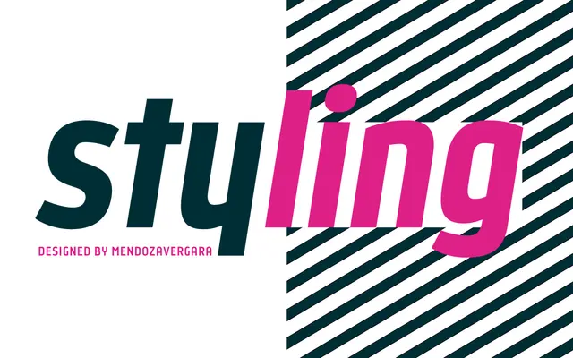 Styling specimen from Latinotype