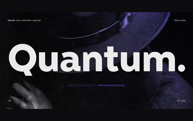 Texta specimen from Latinotype