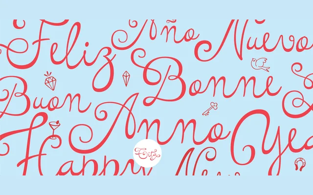 Tita Script specimen from Latinotype