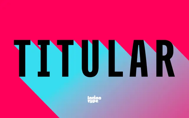 Titular specimen from Latinotype