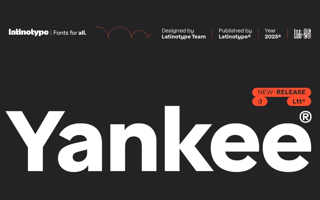 Yankee specimen from Latinotype