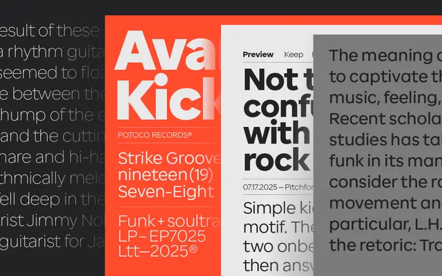 Yankee specimen from Latinotype