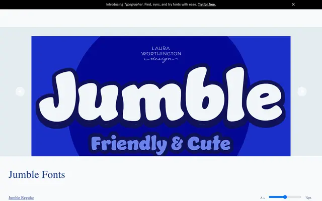 Jumble specimen from Laura Worthington Design