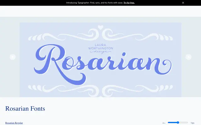 Rosarian specimen from Laura Worthington Design