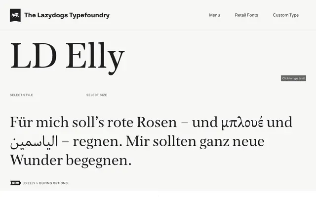 Lazydogs Typefoundry