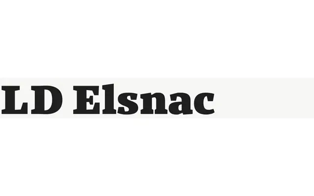LD Elsnac specimen from Lazydogs Typefoundry