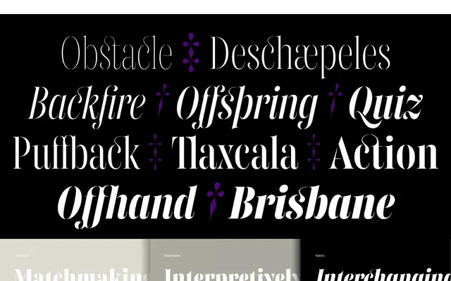 Gabriela Stencil Cnd specimen from Lechuga Type