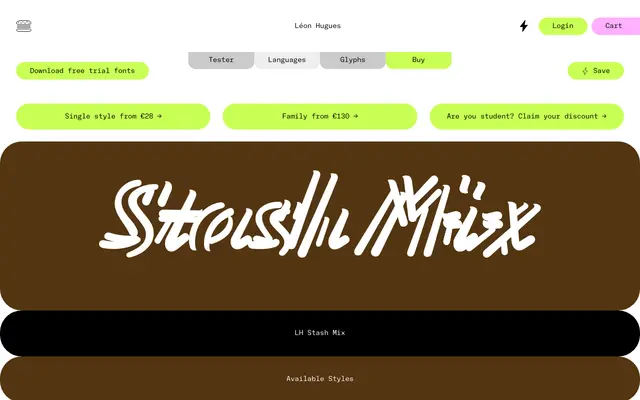 LH Stash Mix specimen from Léon Hugues