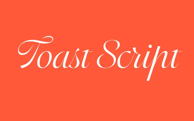LH Toast Script specimen from Léon Hugues