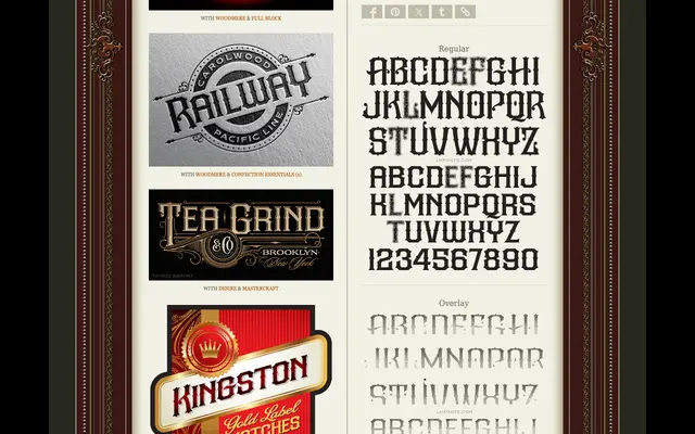 Bandit specimen from Letterhead Fonts