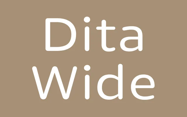 Dita Wide specimen from Lettermin