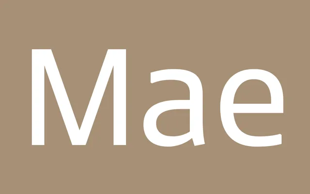 Mae specimen from Lettermin