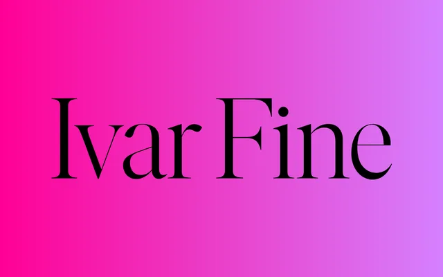 Ivar Fine specimen from Letters from Sweden
