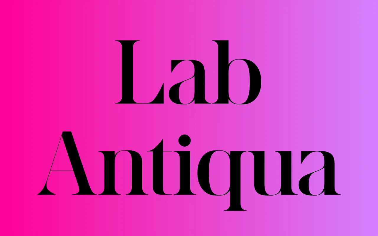 Lab Antiqua specimen from Letters from Sweden