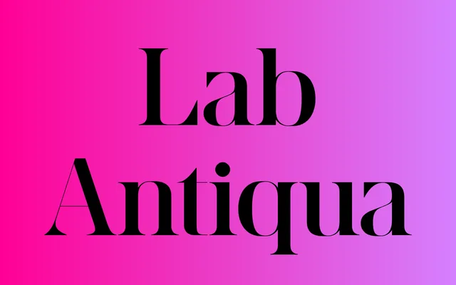 Lab Antiqua specimen from Letters from Sweden