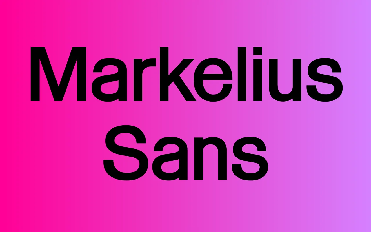 Markelius Sans specimen from Letters from Sweden