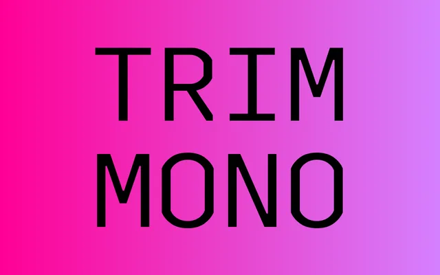 Trim Mono specimen from Letters from Sweden