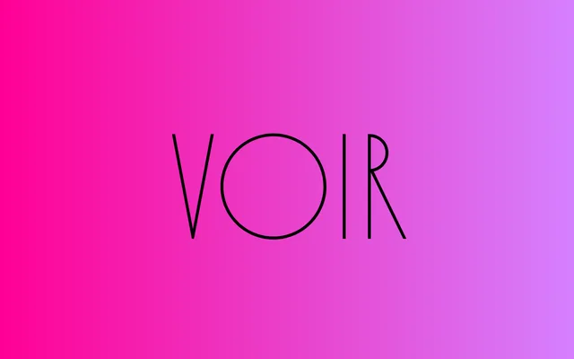 Voir specimen from Letters from Sweden